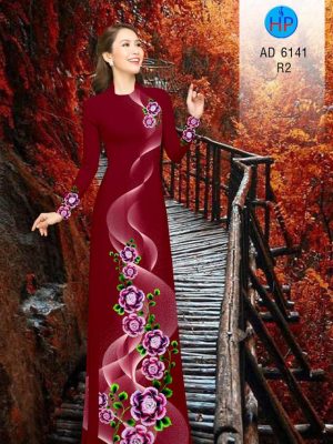 Vải áo dài Hoa in 3D kiểu mới AD 6141 22 1573115680 419 Vai ao dai Hoa in 3D kieu moi AD 6141
