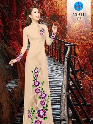 Vải áo dài Hoa in 3D kiểu mới AD 6141 25 1573115681 362 Vai ao dai Hoa in 3D kieu moi AD 6141