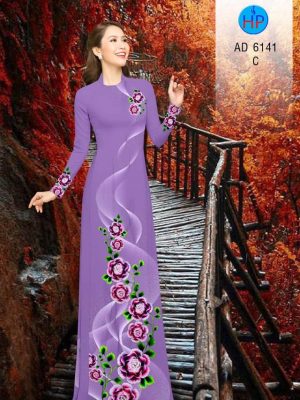 Vải áo dài Hoa in 3D kiểu mới AD 6141 36 1573115681 444 Vai ao dai Hoa in 3D kieu moi AD 6141