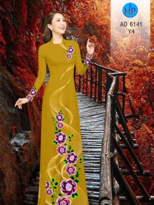 Vải áo dài Hoa in 3D kiểu mới AD 6141 35 1573115681 654 Vai ao dai Hoa in 3D kieu moi AD 6141