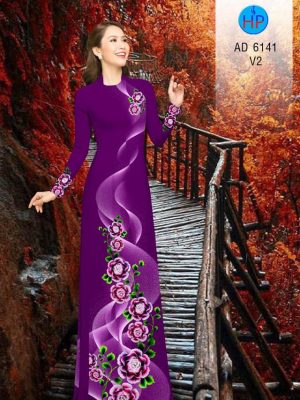 Vải áo dài Hoa in 3D kiểu mới AD 6141 31 1573115681 750 Vai ao dai Hoa in 3D kieu moi AD 6141