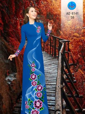 Vải áo dài Hoa in 3D kiểu mới AD 6141 32 1573115681 831 Vai ao dai Hoa in 3D kieu moi AD 6141
