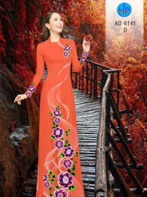 Vải áo dài Hoa in 3D kiểu mới AD 6141 34 1573115681 914 Vai ao dai Hoa in 3D kieu moi AD 6141