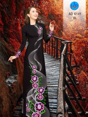 Vải áo dài Hoa in 3D kiểu mới AD 6141 37 1573115682 695 Vai ao dai Hoa in 3D kieu moi AD 6141