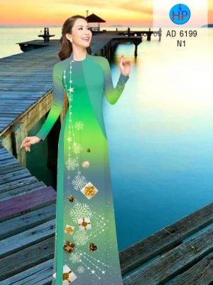 Vải áo dài Noel thiết kế 2019 AD 6199 30 1573285713 134 Vai ao dai Noel thiet ke 2019 AD 6199