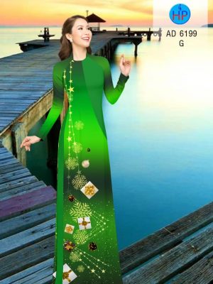 Vải áo dài Noel thiết kế 2019 AD 6199 33 1573285713 147 Vai ao dai Noel thiet ke 2019 AD 6199