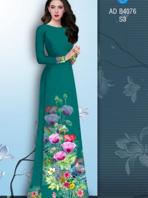 Vải áo dài Hoa in 3D kiểu mới AD B4076 21 1573289686 133 Vai ao dai Hoa in 3D kieu moi AD B4076