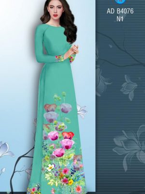 Vải áo dài Hoa in 3D kiểu mới AD B4076 26 1573289686 198 Vai ao dai Hoa in 3D kieu moi AD B4076