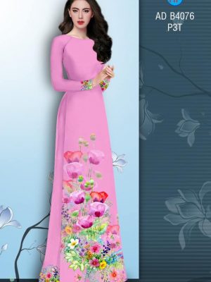 Vải áo dài Hoa in 3D kiểu mới AD B4076 28 1573289686 213 Vai ao dai Hoa in 3D kieu moi AD B4076