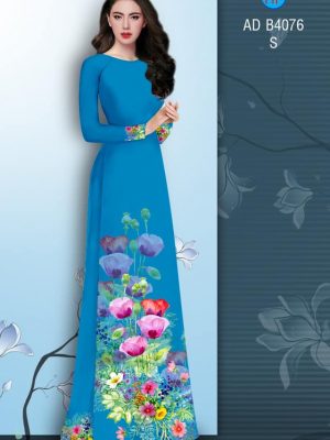 Vải áo dài Hoa in 3D kiểu mới AD B4076 23 1573289686 92 Vai ao dai Hoa in 3D kieu moi AD B4076
