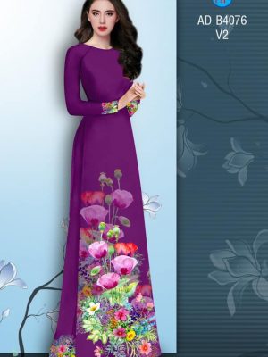 Vải áo dài Hoa in 3D kiểu mới AD B4076 35 1573289687 337 Vai ao dai Hoa in 3D kieu moi AD B4076