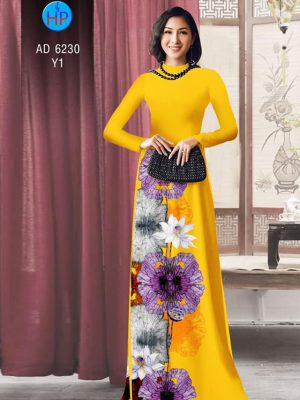 Vải áo dài hoa Sen kiểu mới AD 6230 22 1573289989 933 Vai ao dai hoa Sen kieu moi AD 6230