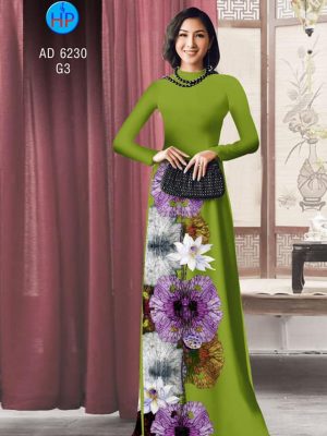 Vải áo dài hoa Sen kiểu mới AD 6230 30 1573289990 287 Vai ao dai hoa Sen kieu moi AD 6230