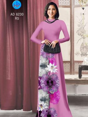 Vải áo dài hoa Sen kiểu mới AD 6230 26 1573289990 472 Vai ao dai hoa Sen kieu moi AD 6230