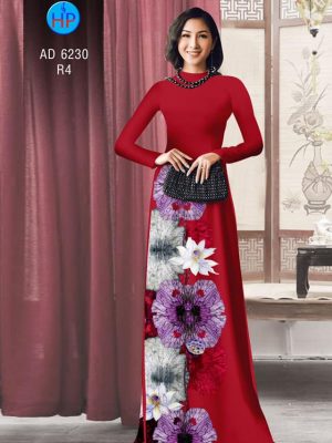 Vải áo dài hoa Sen kiểu mới AD 6230 28 1573289990 643 Vai ao dai hoa Sen kieu moi AD 6230