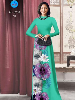 Vải áo dài hoa Sen kiểu mới AD 6230 37 1573289990 711 Vai ao dai hoa Sen kieu moi AD 6230