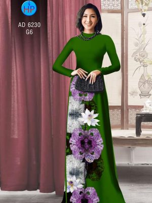 Vải áo dài hoa Sen kiểu mới AD 6230 36 1573289990 964 Vai ao dai hoa Sen kieu moi AD 6230
