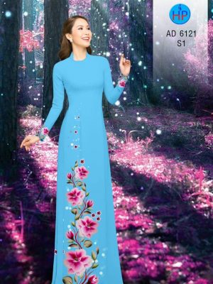 Vải áo dài Hoa in 3D mới ra AD 6121 21 1573290535 567 Vai ao dai Hoa in 3D moi ra AD 6121