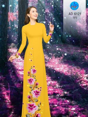 Vải áo dài Hoa in 3D mới ra AD 6121 24 1573290535 736 Vai ao dai Hoa in 3D moi ra AD 6121