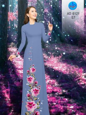Vải áo dài Hoa in 3D mới ra AD 6121 25 1573290535 871 Vai ao dai Hoa in 3D moi ra AD 6121