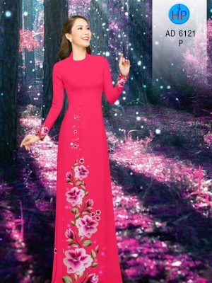 Vải áo dài Hoa in 3D mới ra AD 6121 33 1573290537 96 Vai ao dai Hoa in 3D moi ra AD 6121