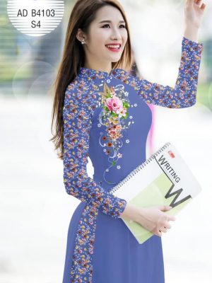 Vải áo dài Hoa in 3D mới ra AD B4103 30 1573290982 577 Vai ao dai Hoa in 3D moi ra AD B4103