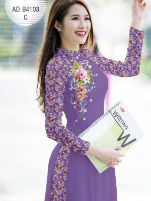 Vải áo dài Hoa in 3D mới ra AD B4103 22 1573290982 645 Vai ao dai Hoa in 3D moi ra AD B4103