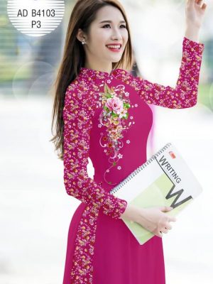 Vải áo dài Hoa in 3D mới ra AD B4103 28 1573290982 720 Vai ao dai Hoa in 3D moi ra AD B4103