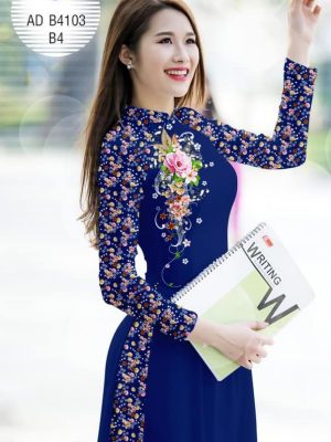 Vải áo dài Hoa in 3D mới ra AD B4103 23 1573290982 811 Vai ao dai Hoa in 3D moi ra AD B4103