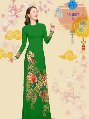 Vải áo dài hoa 3D đẹp mới ra AD 5073 21 1573464961 587 Vai ao dai hoa 3D dep moi ra AD 5073