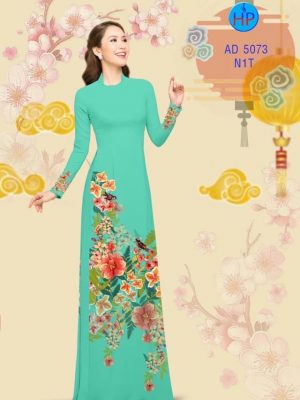 Vải áo dài hoa 3D đẹp mới ra AD 5073 31 1573464962 345 Vai ao dai hoa 3D dep moi ra AD 5073