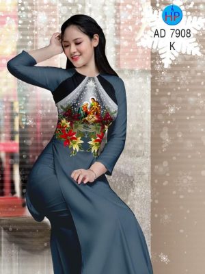 Vải áo dài Mừng Chúa Giáng Sinh mới ra AD 7908 27 1573465173 493 Vai ao dai Mung Chua Giang Sinh moi ra AD