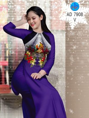 Vải áo dài Mừng Chúa Giáng Sinh mới ra AD 7908 35 1573465173 841 Vai ao dai Mung Chua Giang Sinh moi ra AD