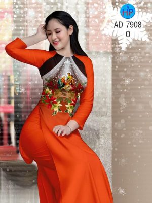 Vải áo dài Mừng Chúa Giáng Sinh mới ra AD 7908 30 1573465173 910 Vai ao dai Mung Chua Giang Sinh moi ra AD