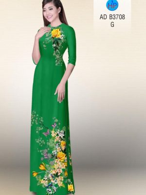 Vải áo dài Hoa hồng và bướm mới ra AD B3708 24 1573465358 410 Vai ao dai Hoa hong va buom moi ra AD
