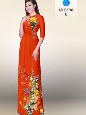 Vải áo dài Hoa hồng và bướm mới ra AD B3708 23 1573465358 45 Vai ao dai Hoa hong va buom moi ra AD