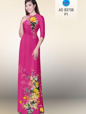 Vải áo dài Hoa hồng và bướm mới ra AD B3708 25 1573465358 910 Vai ao dai Hoa hong va buom moi ra AD