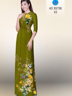 Vải áo dài Hoa hồng và bướm mới ra AD B3708 33 1573465359 256 Vai ao dai Hoa hong va buom moi ra AD