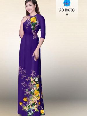 Vải áo dài Hoa hồng và bướm mới ra AD B3708 30 1573465359 916 Vai ao dai Hoa hong va buom moi ra AD