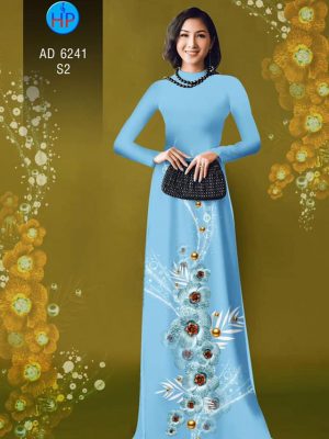 Vải áo dài Hoa in 3D thiết kế 2019 AD 6241 27 1573465569 751 Vai ao dai Hoa in 3D thiet ke 2019 AD