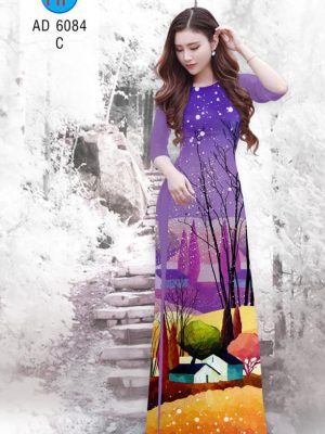 Vải áo dài Mùa đông kiểu mới AD 6084 25 1573474594 390 Vai ao dai Mua dong kieu moi AD 6084