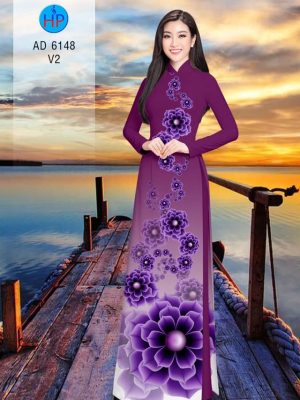 Vải áo dài Hoa tím mộng mơ mới ra AD 6148 30 1573475336 54 Vai ao dai Hoa tim mong mo moi ra AD