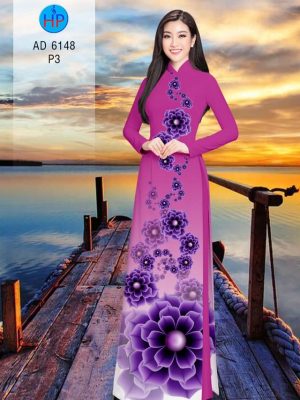 Vải áo dài Hoa tím mộng mơ mới ra AD 6148 35 1573475336 576 Vai ao dai Hoa tim mong mo moi ra AD