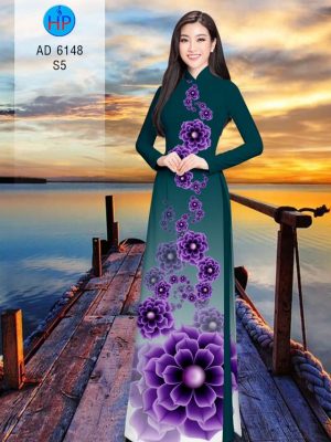 Vải áo dài Hoa tím mộng mơ mới ra AD 6148 31 1573475336 659 Vai ao dai Hoa tim mong mo moi ra AD