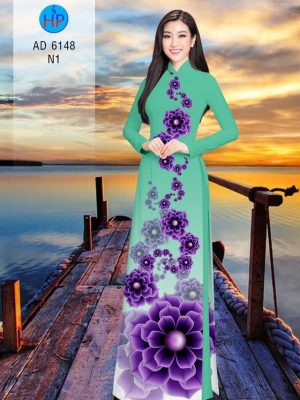 Vải áo dài Hoa tím mộng mơ mới ra AD 6148 34 1573475336 789 Vai ao dai Hoa tim mong mo moi ra AD