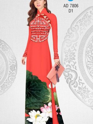 1573475457 273 Vai ao dai hoa Sen kieu moi AD 7806