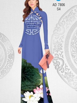 1573475457 504 Vai ao dai hoa Sen kieu moi AD 7806