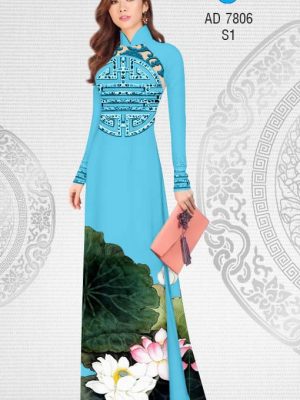 1573475457 524 Vai ao dai hoa Sen kieu moi AD 7806