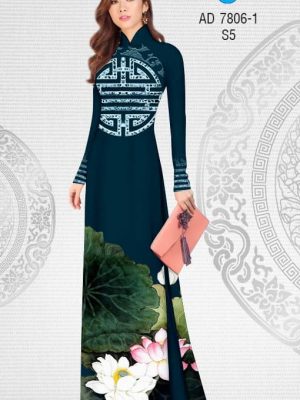 1573475458 134 Vai ao dai hoa Sen kieu moi AD 7806