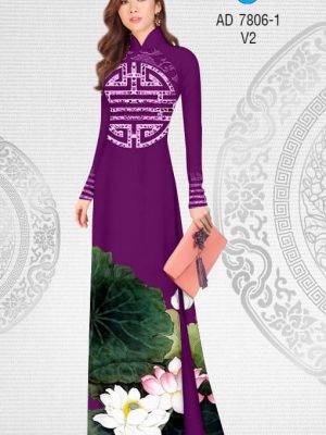1573475458 270 Vai ao dai hoa Sen kieu moi AD 7806